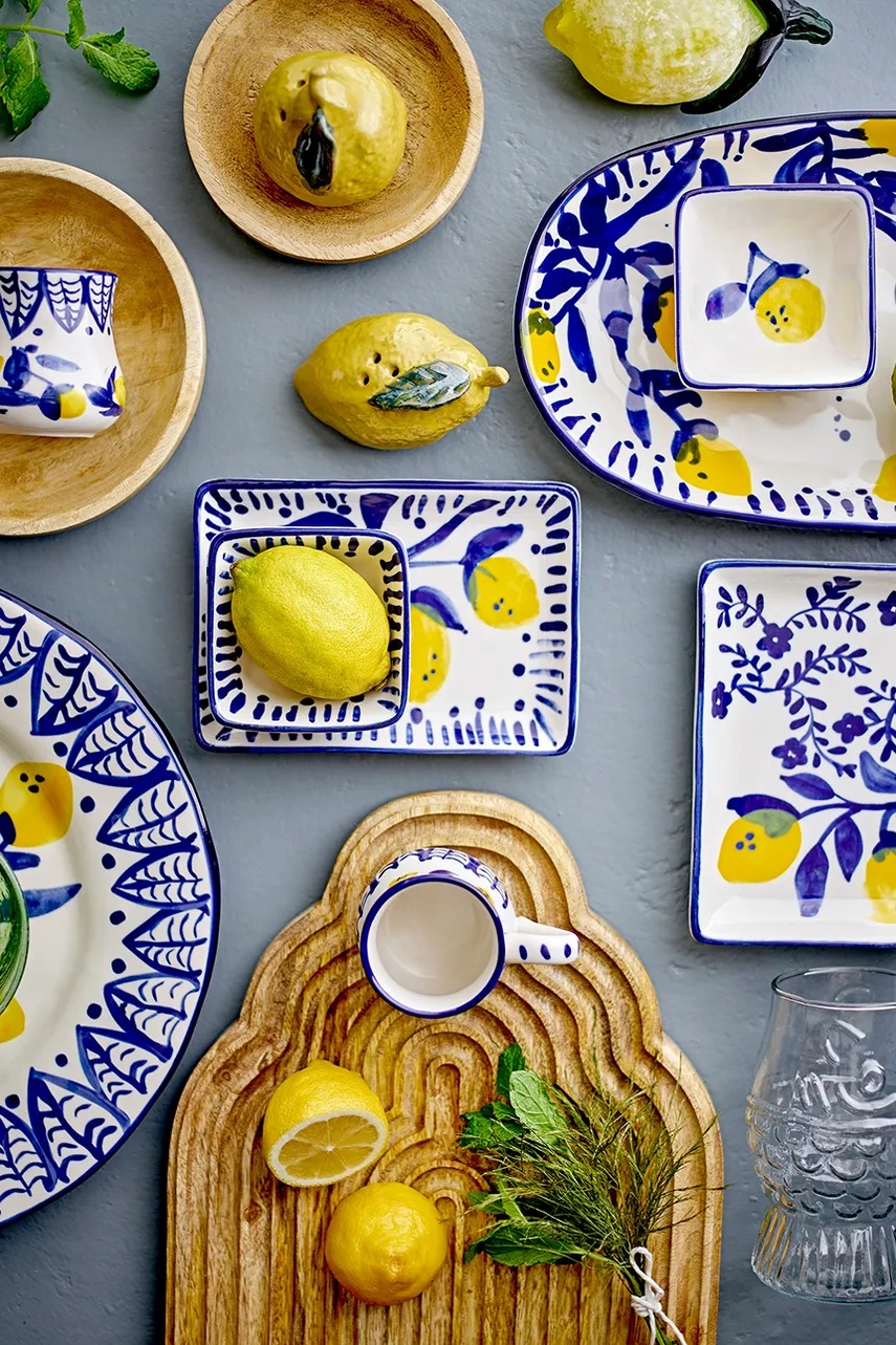 Πιάτο σερβιρίσματος Bloomingville Maxima χρώμα: πολύχρωμο φωτογραφία