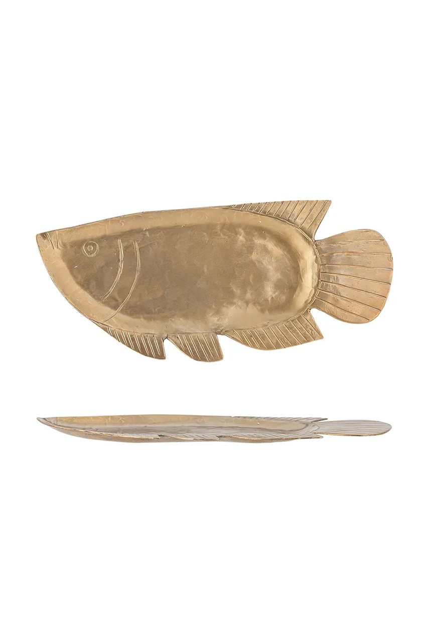 Bloomingville dekoratív tálca Fabius 35,5 x 1 x 17 cm bézs termék 2. képe