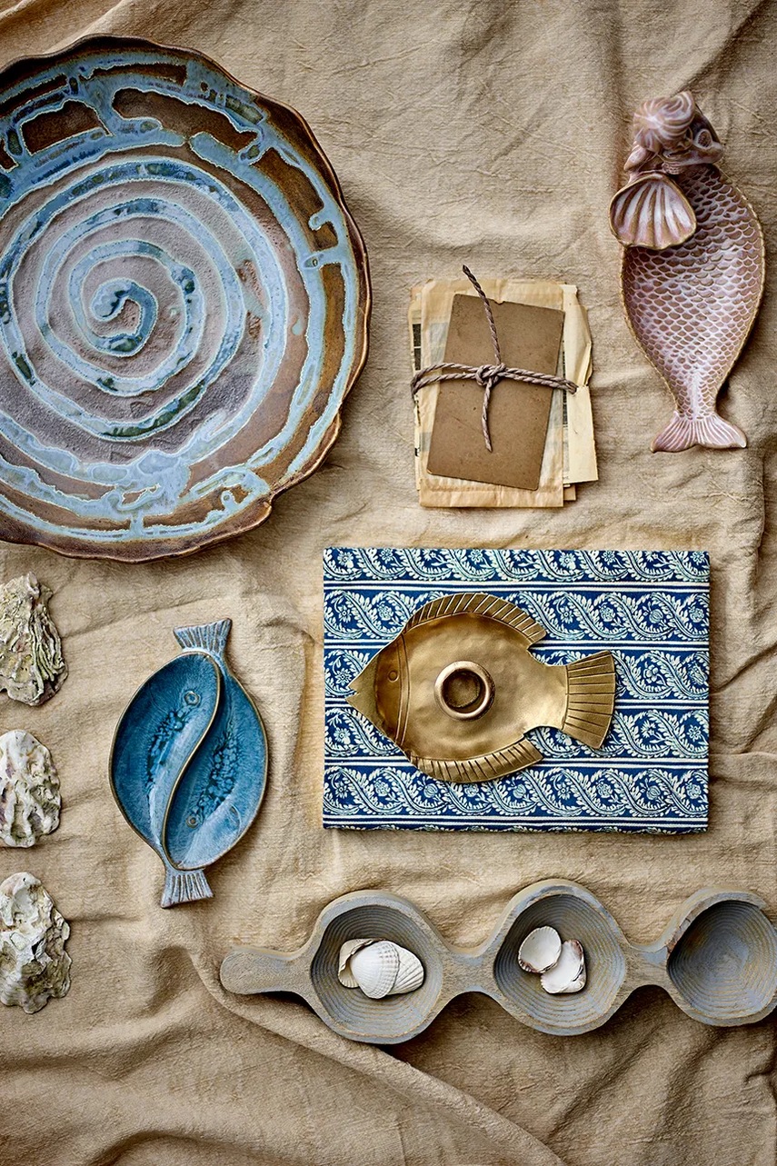 Διακοσμητικός δίσκος Bloomingville Marcelle 60 x 3,5 x 8 cm φωτογραφία