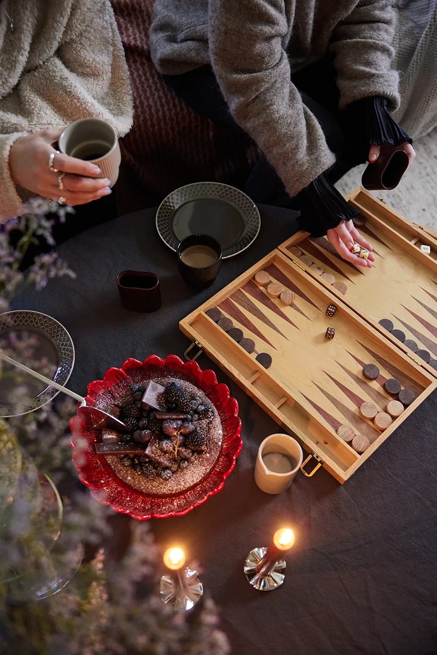 Γαβάθα Sagaform Dagny χρώμα: μπορντό φωτογραφία