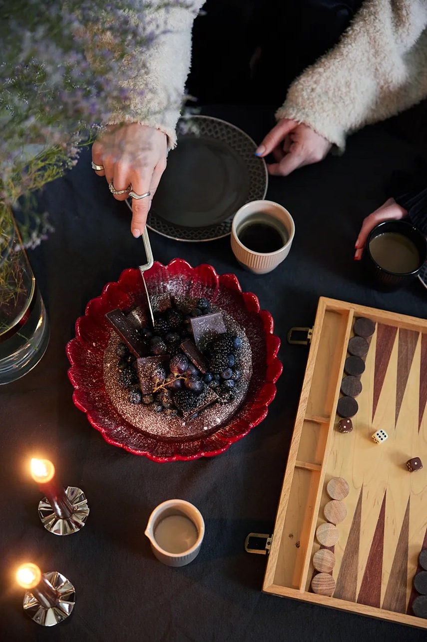 Γαβάθα Sagaform Dagny χρώμα: μπορντό φωτογραφία