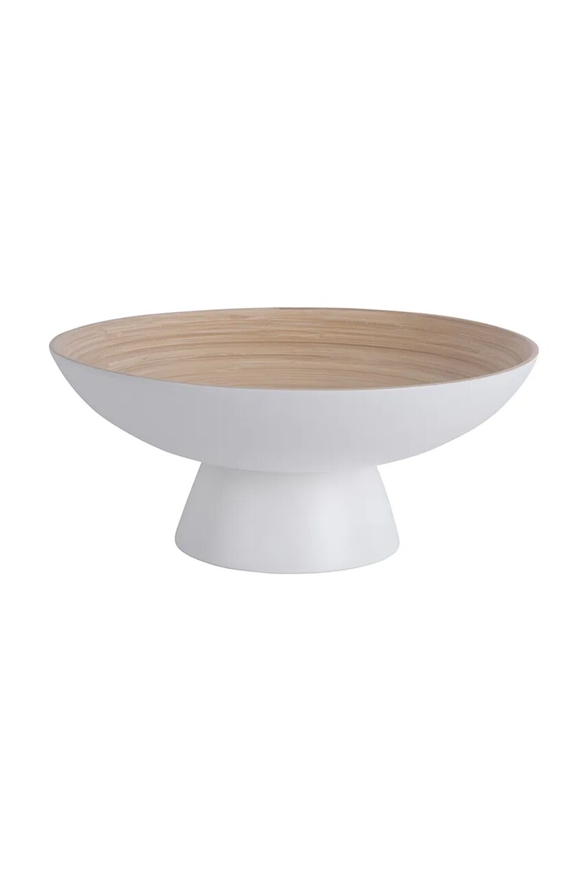 Present Time bol decorativ Fruit Bowl Puro culoarea alb