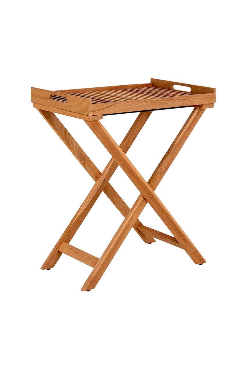 House Nordic masă pliantă cu tavă Ronda Tray Table culoarea bej