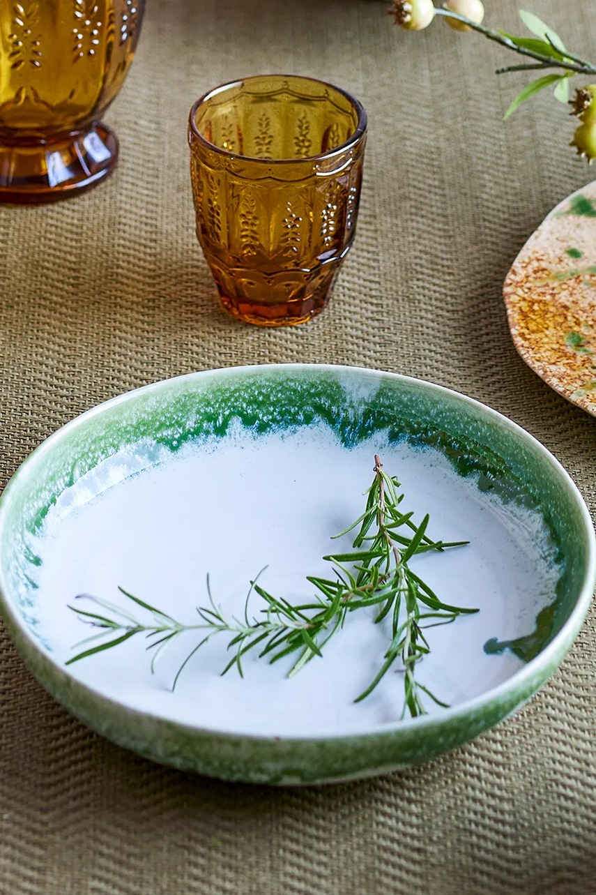 Μπολ σερβιρίσματος Bloomingville Prim χρώμα: πράσινο φωτογραφία