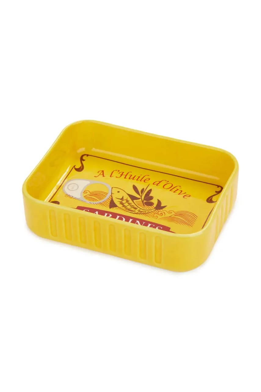 Balvi castron de servire Conserverie Sardines 12,5 cm culoarea galben