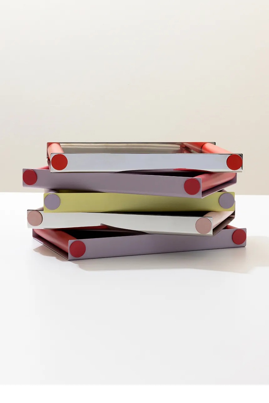 Διακοσμητικός δίσκος Design Letters Ray χρώμα: κίτρινο φωτογραφία