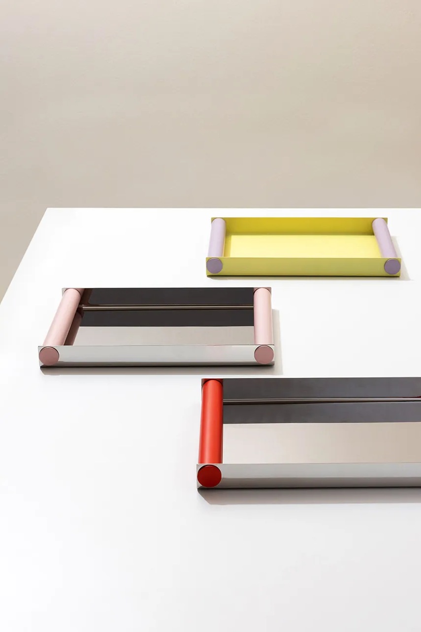 Διακοσμητικός δίσκος Design Letters Ray χρώμα: κίτρινο φωτογραφία