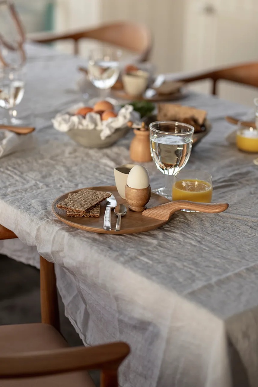 Δίσκος σερβιρίσματος Kay Bojesen 24,5 cm χρώμα: μπεζ φωτογραφία