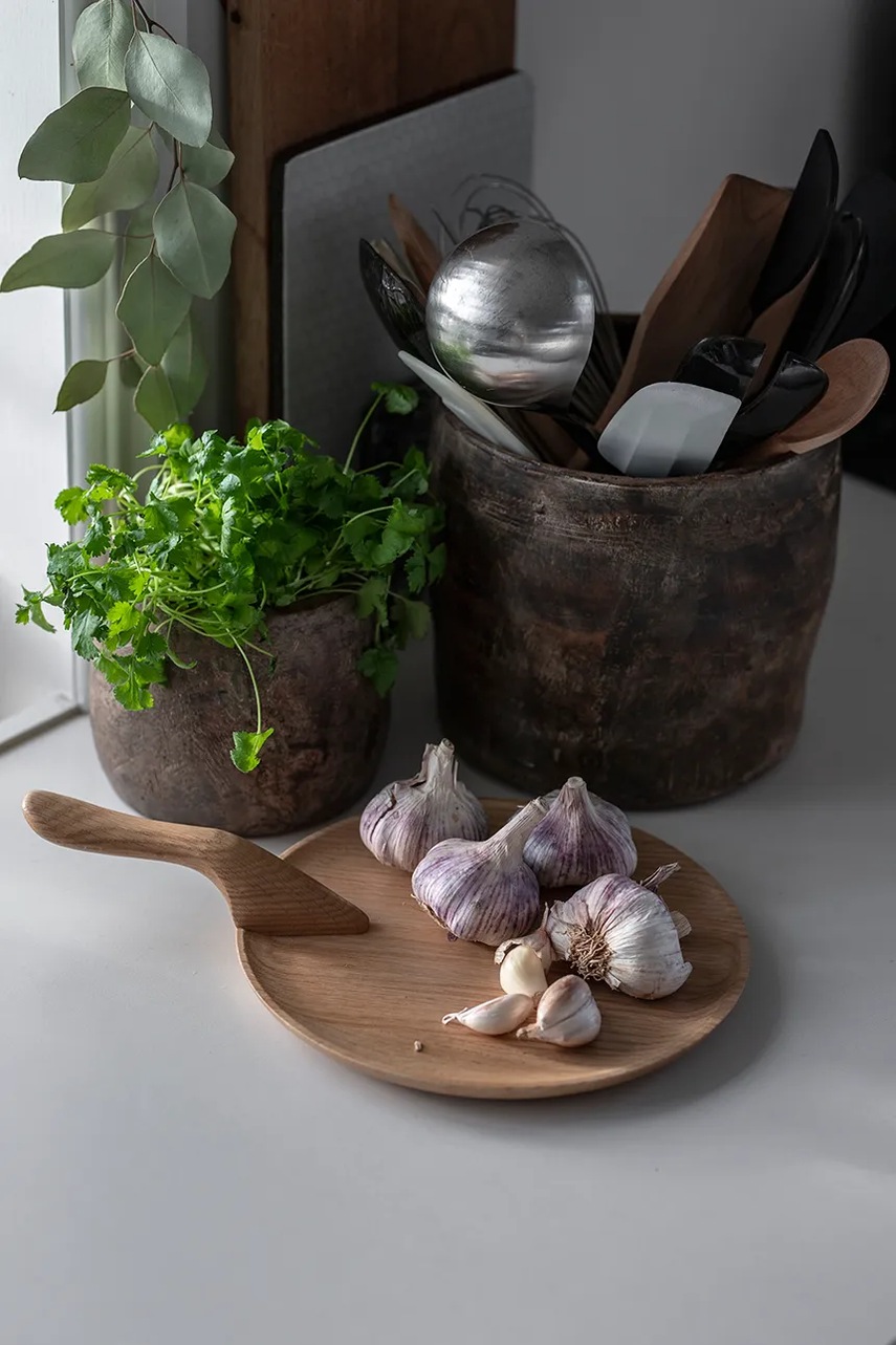 Δίσκος σερβιρίσματος Kay Bojesen 24,5 cm χρώμα: μπεζ φωτογραφία