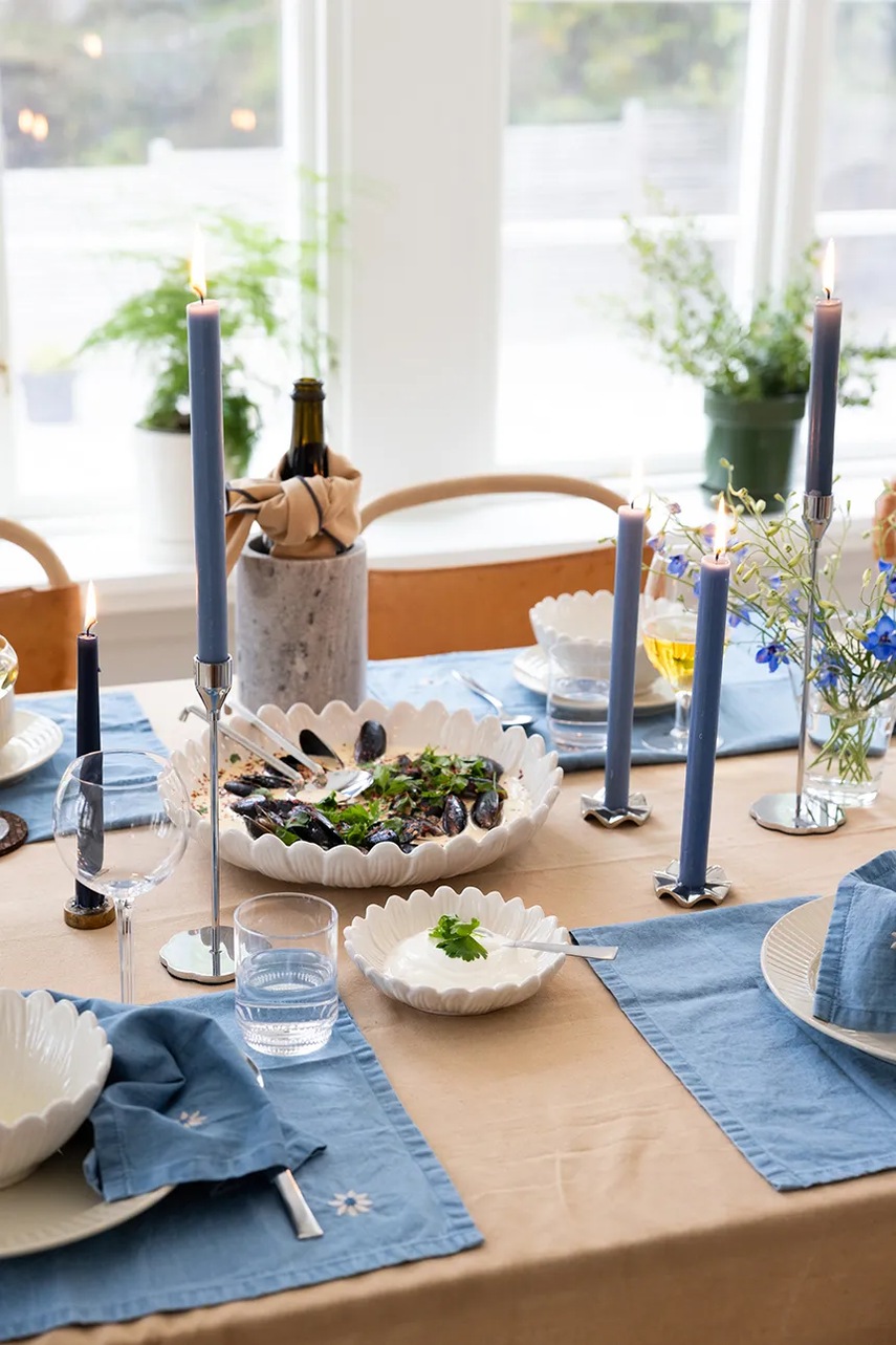 Βαθύ πιάτο Sagaform Dagny 32 cm χρώμα: άσπρο φωτογραφία