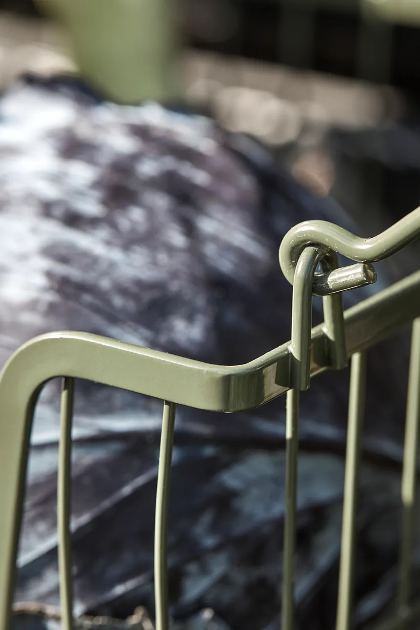 Διακοσμητικό καλάθι House Doctor HDTaw 27 x 32 cm χρώμα: πράσινο φωτογραφία