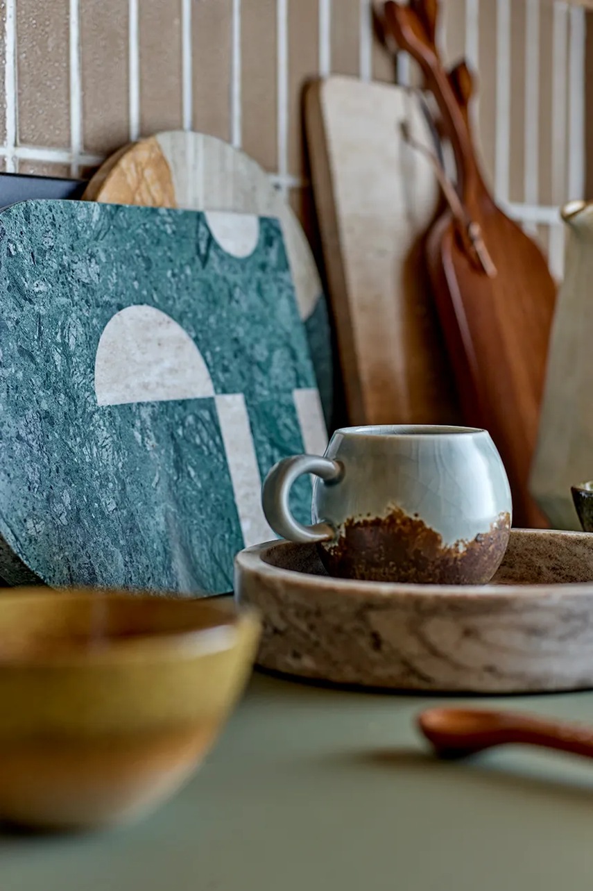 Δίσκος - σχάρα Bloomingville Ivette 20 x 4 cm χρώμα: πολύχρωμο φωτογραφία