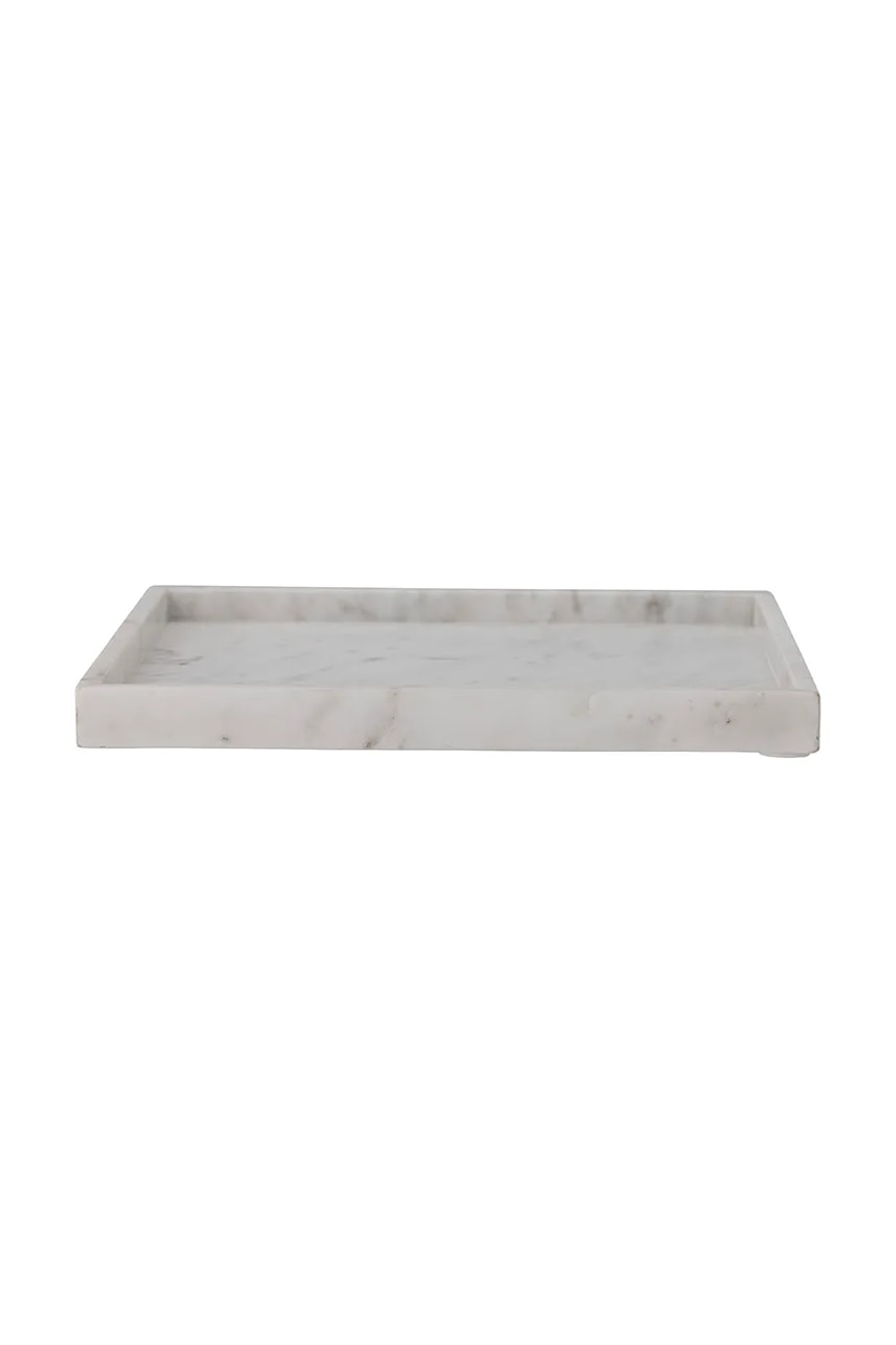 Levně Ozdobný tác Bloomingville Majsa 35 x 3 x 35 cm béžová barva