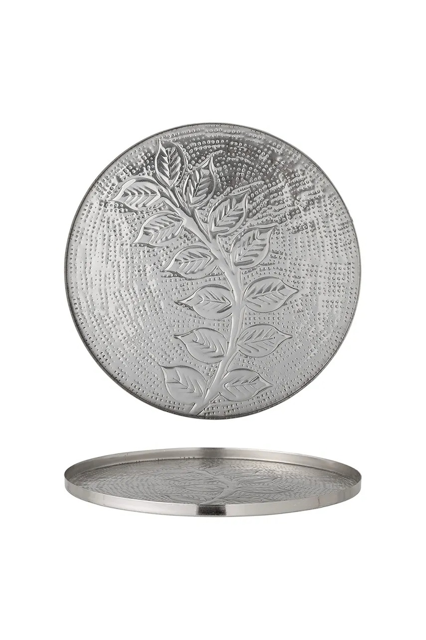 Διακοσμητικός δίσκος Bloomingville Leila 30 x 0,5 cm χρώμα: γκρι φωτογραφία