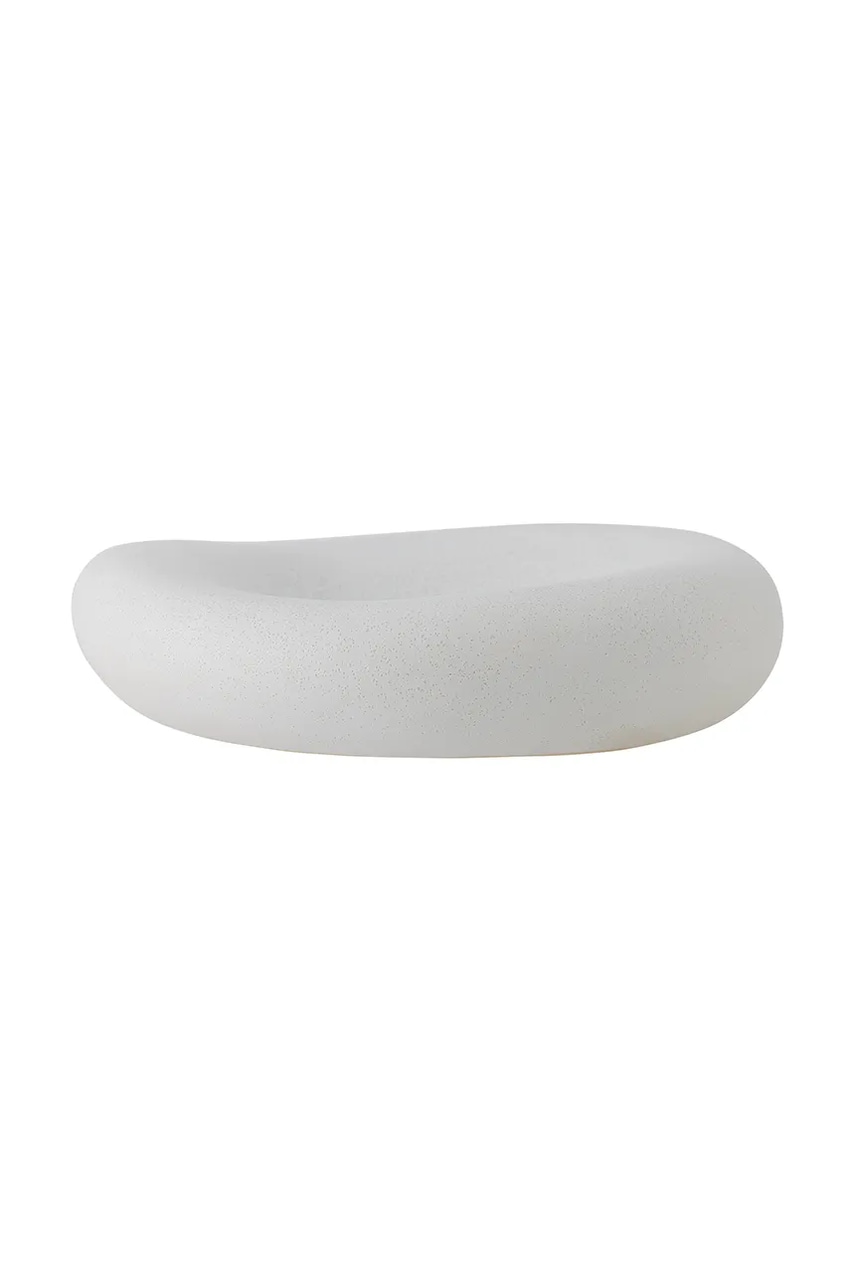 Bloomingville bol decorativ Audra 30 x 7,5 cm culoarea alb