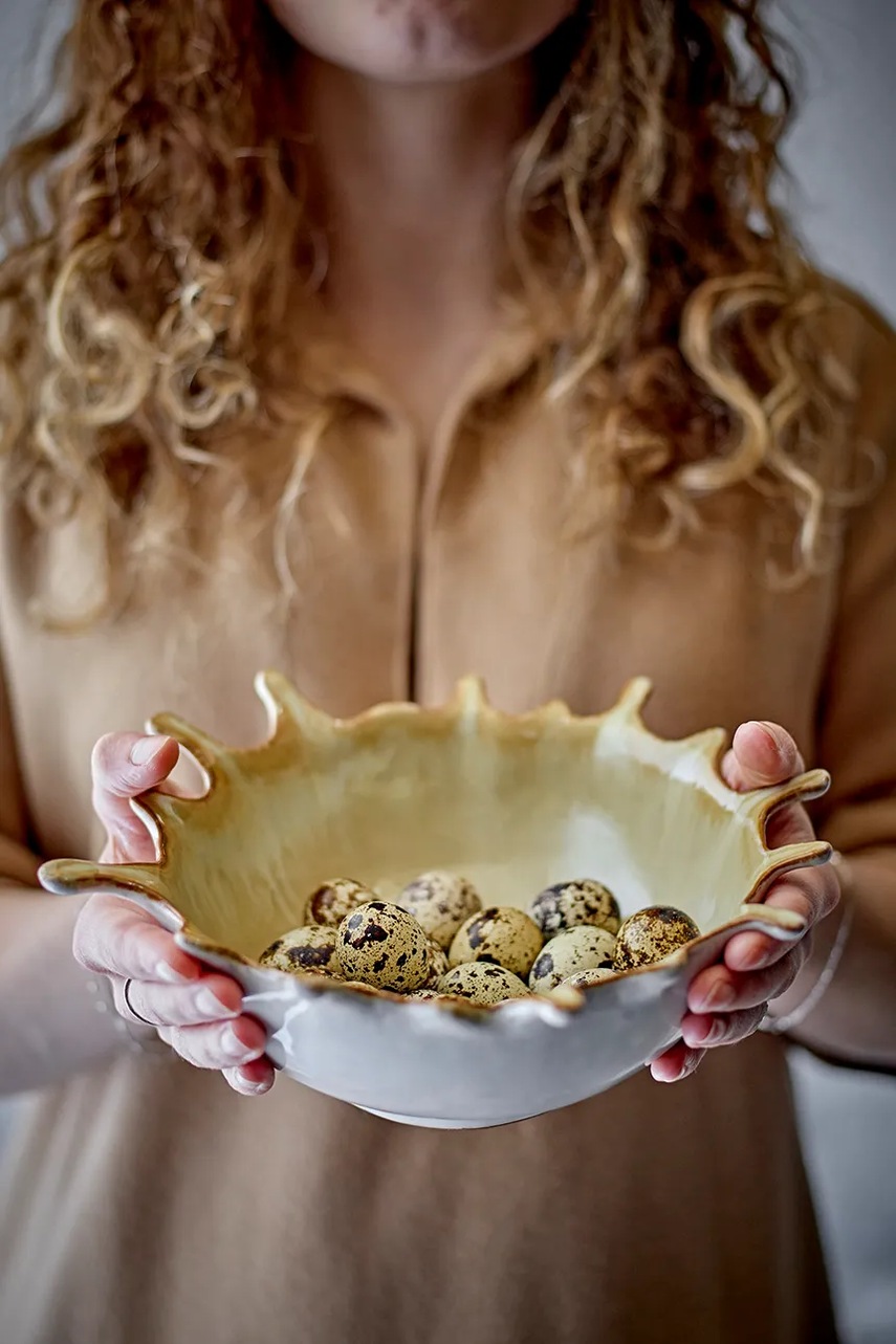 Διακοσμητικό μπολ Bloomingville Alcott 24 x 8 x 21 cm χρώμα: πολύχρωμο φωτογραφία