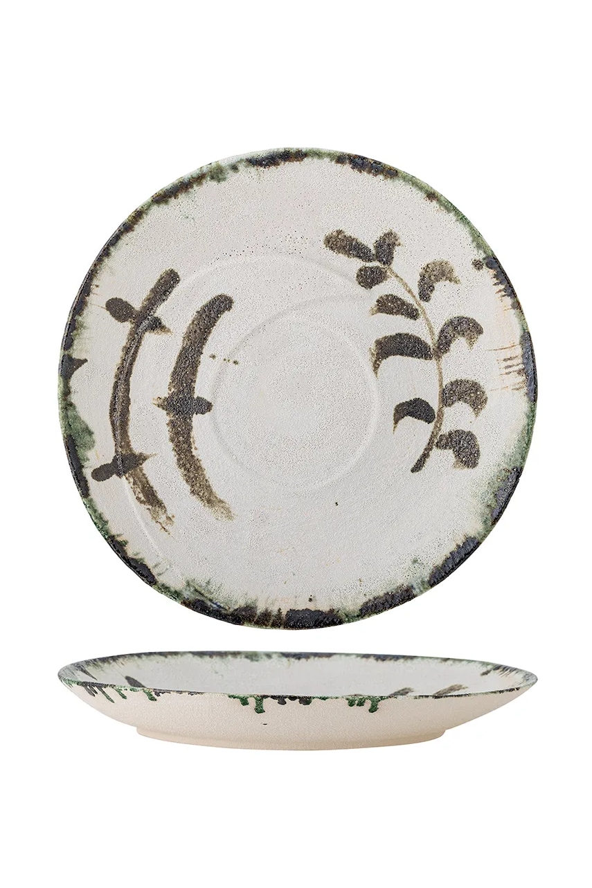 Bloomingville farfurie decorativă Hadyn 44 x 6 cm culoarea alb