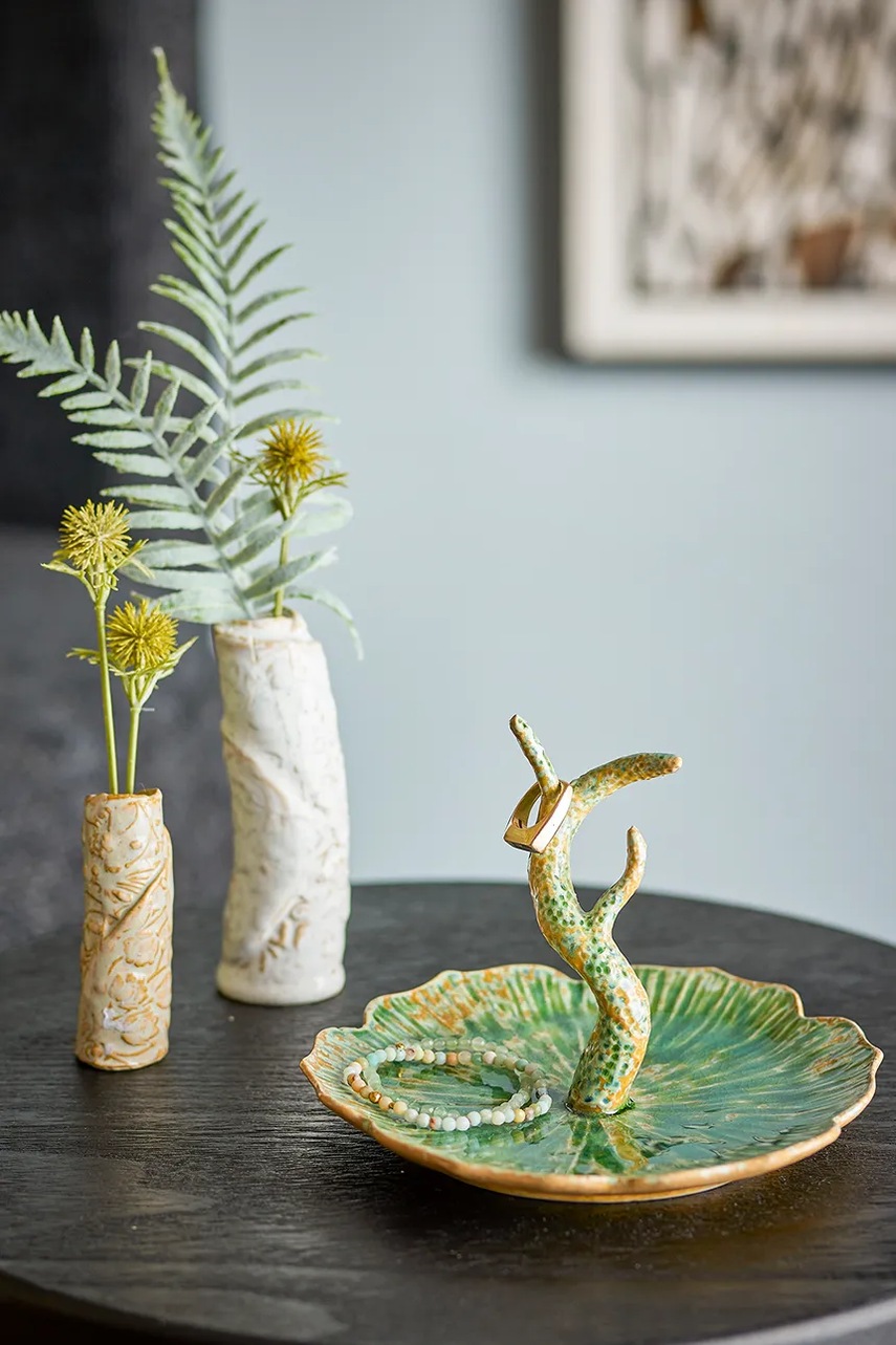 Διακοσμητικό μπολ Bloomingville Litton 17,5 x 13,5 cm φωτογραφία