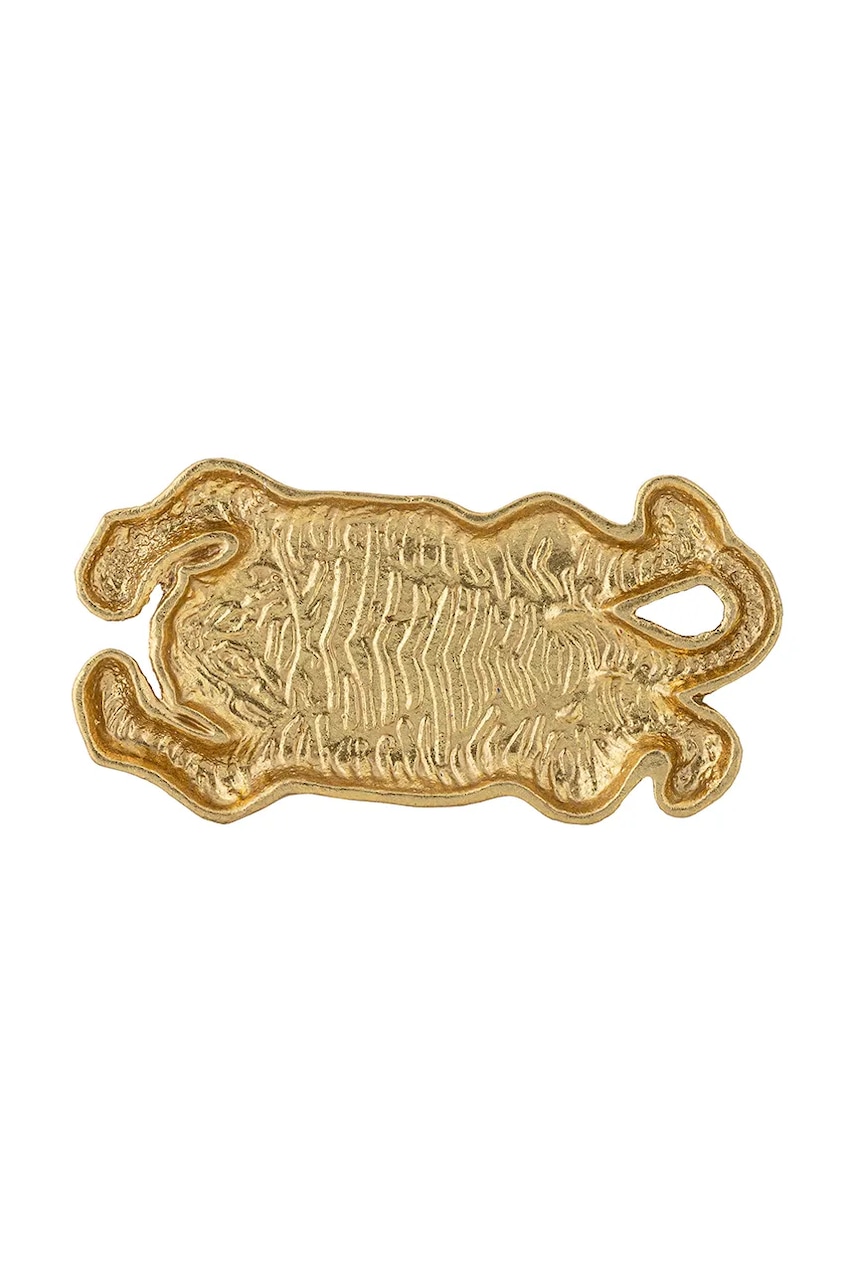 Bloomingville tavă decorativă Lester 9 x 1,5 x 19,5 cm culoarea galben