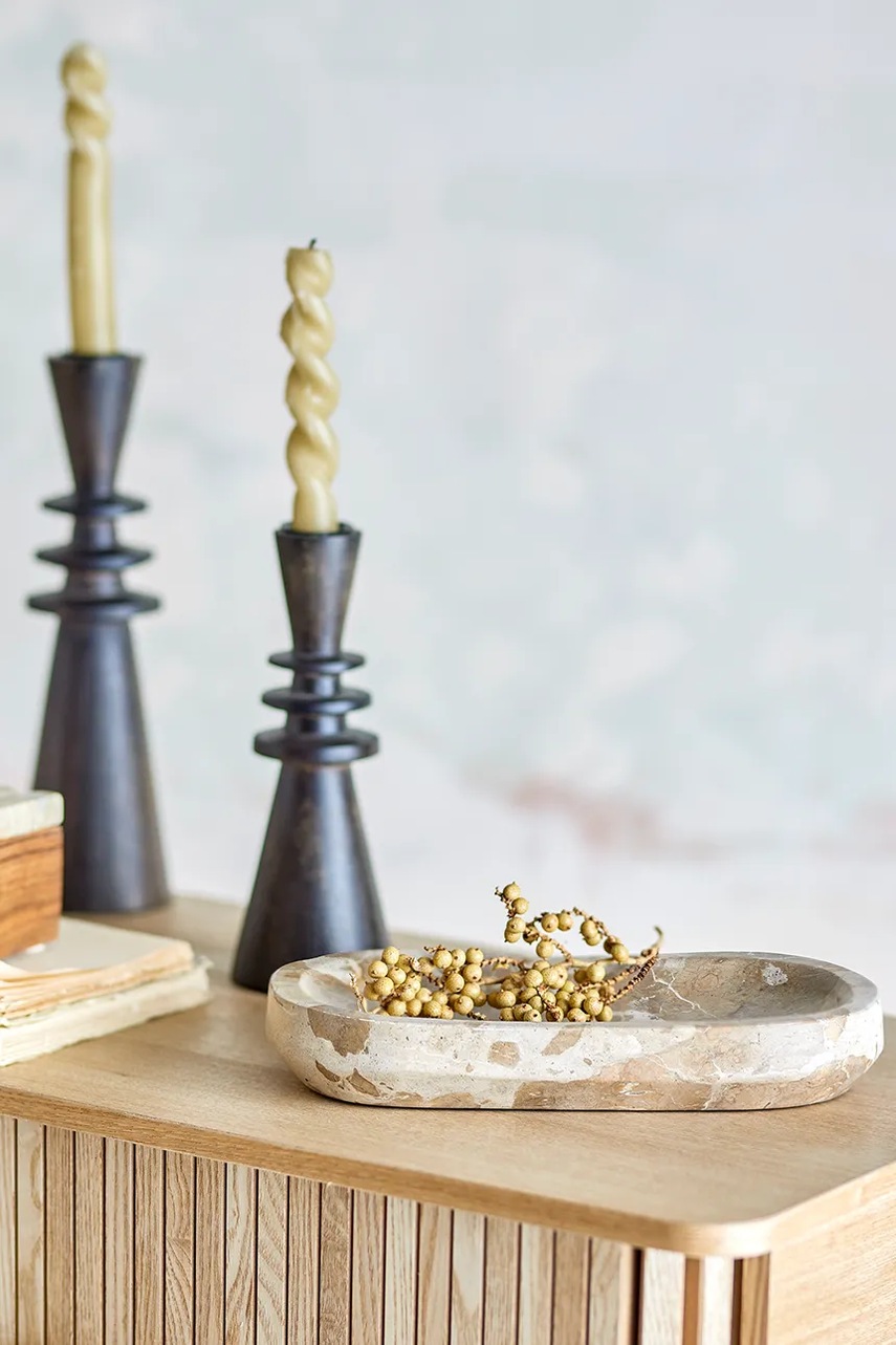 Διακοσμητικός δίσκος Bloomingville Shao 24,5 x 3,5 x 12,5 cm φωτογραφία