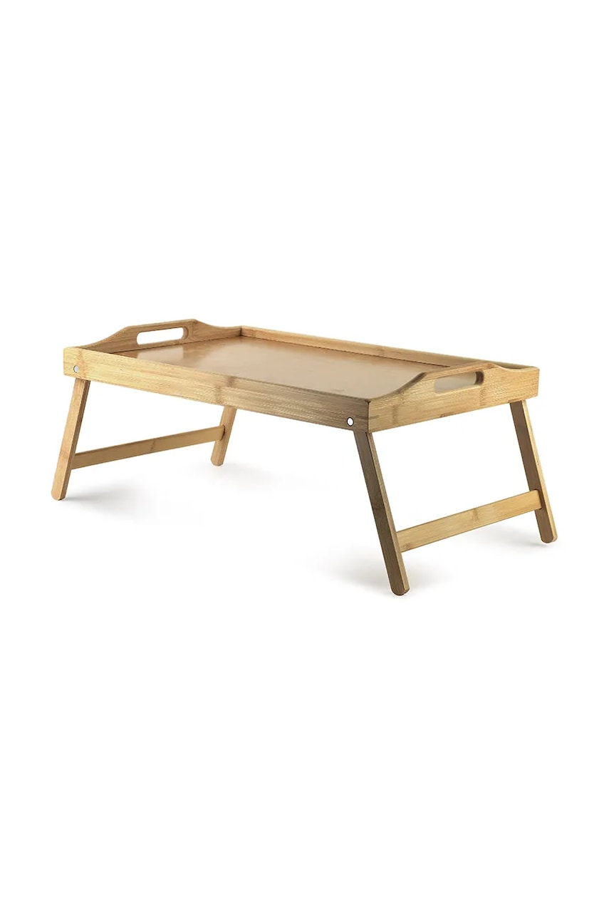 Levně Skládací stolek do postele home & lifestyle Rais 54,5 x 34,5 x 24 cm béžová barva