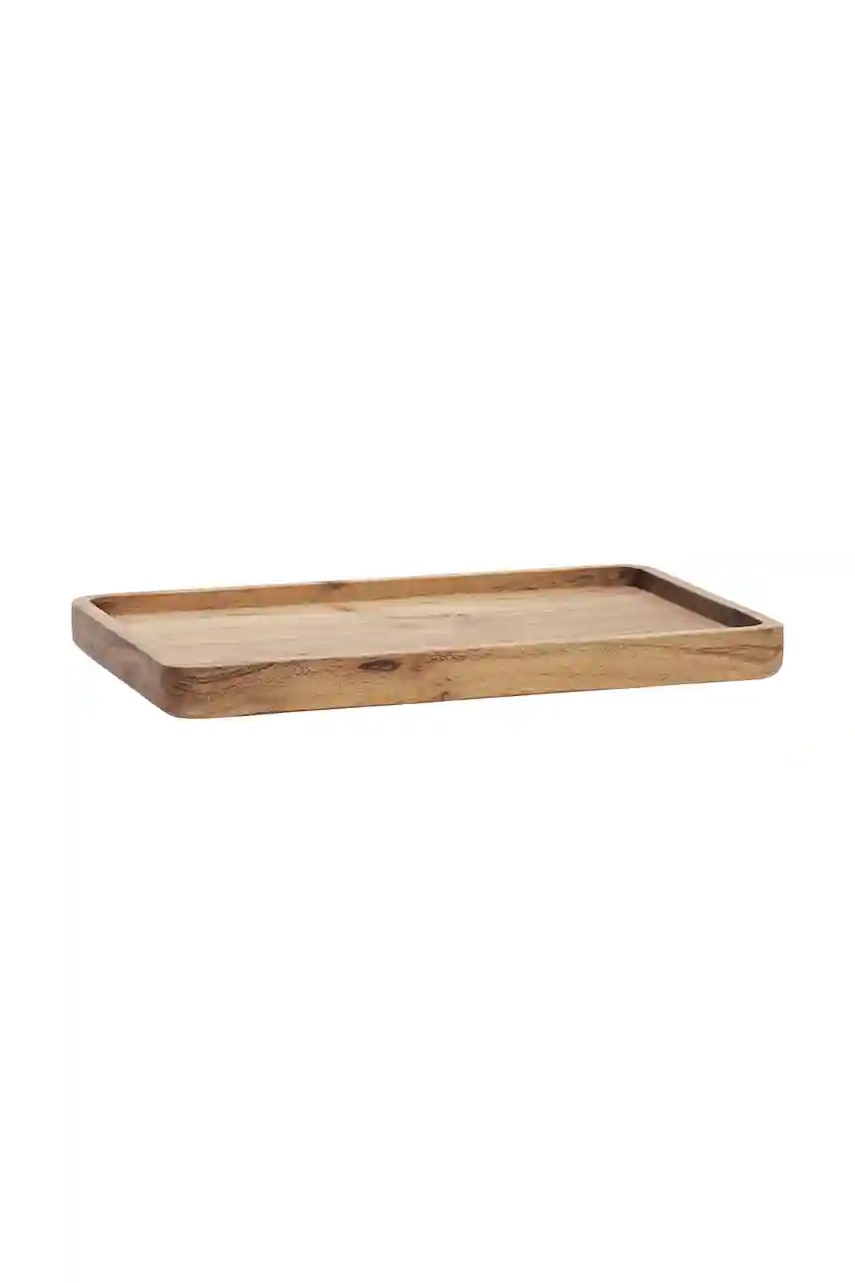 Madam Stoltz tavă de servit 29 x 19 cm culoarea bej