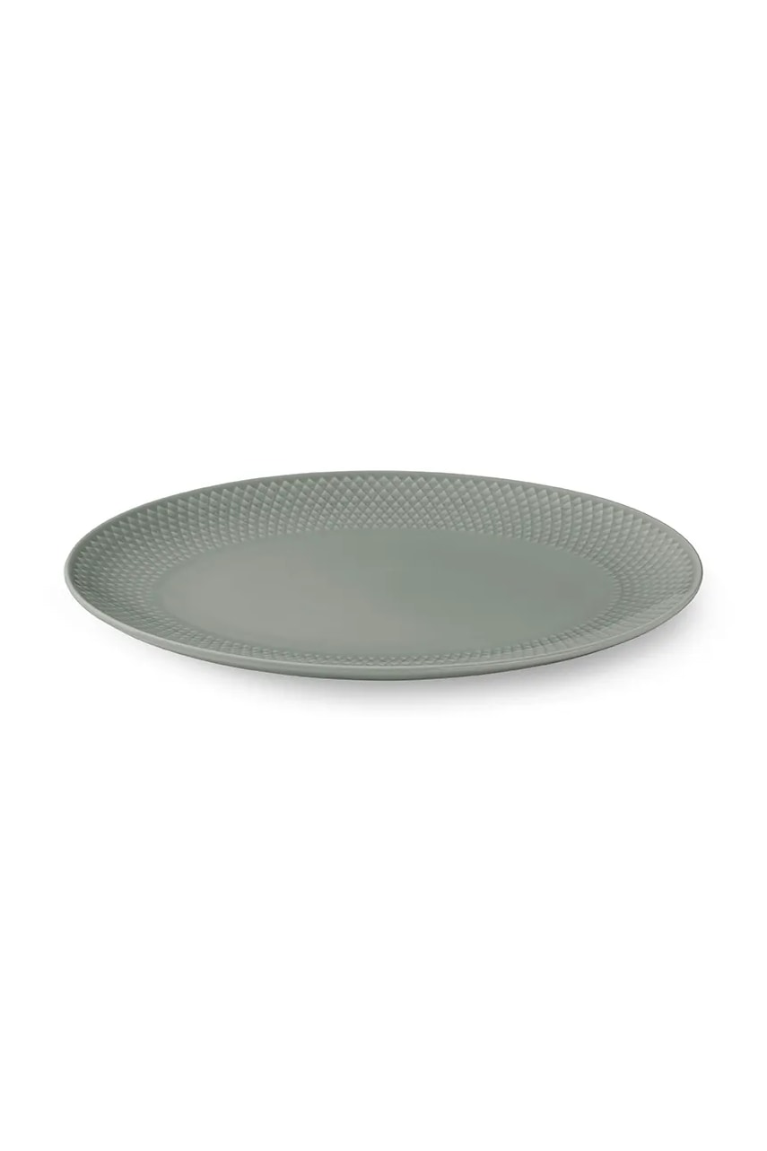Rosendahl farfurie de servire Rhombe 28,5 x 21,5 cm culoarea verde
