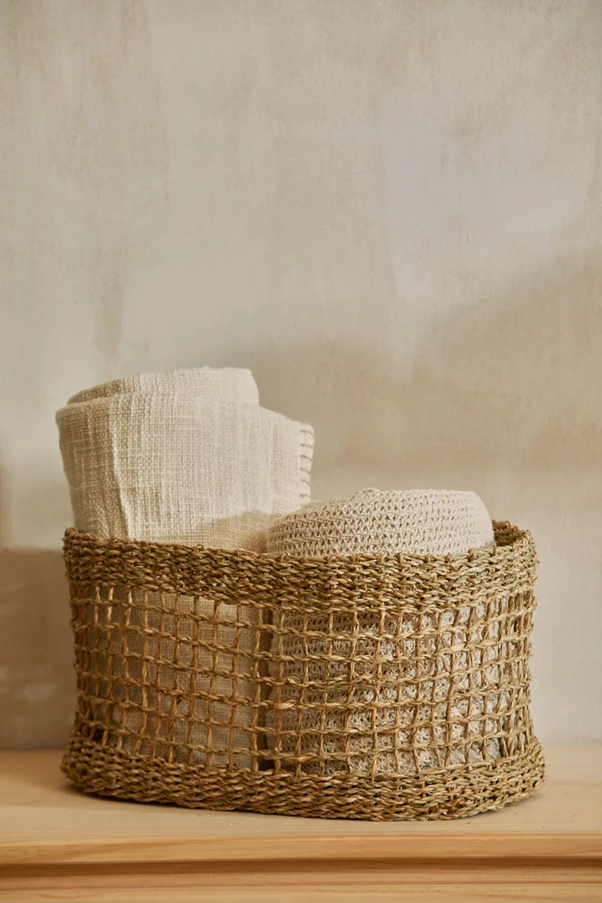 Καλάθι αποθήκευσης Calma House Hanoi 38 x 24 x 20 cm χρώμα: πορτοκαλί φωτογραφία