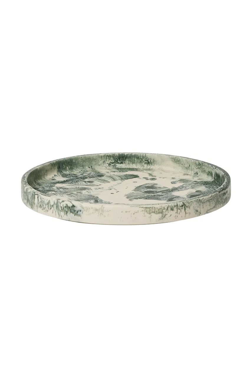 ferm LIVING tavă decorativă Mist 30 cm culoarea verde