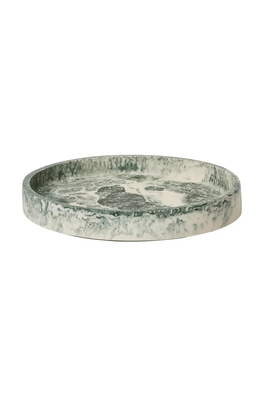 ferm LIVING tavă decorativă Mist 20 cm culoarea verde
