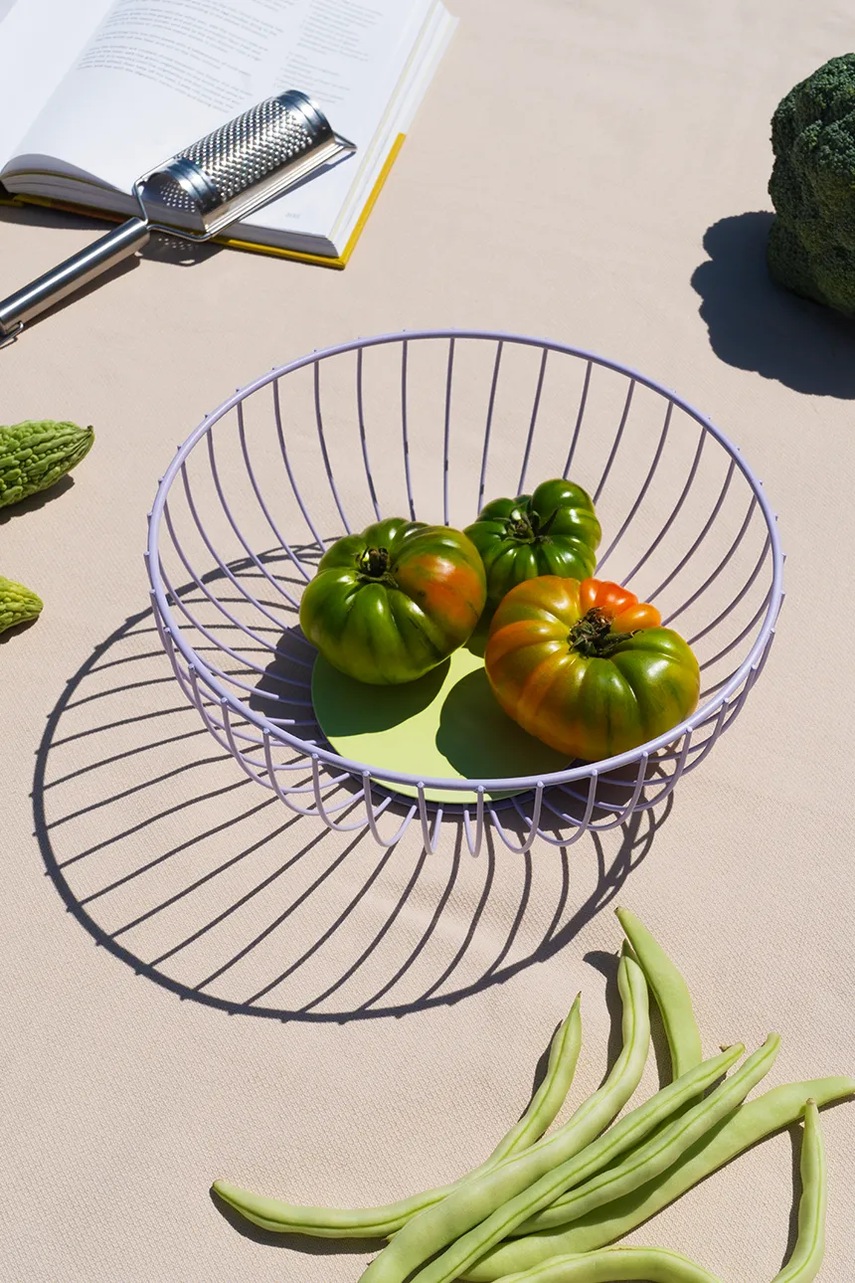 Καλάθι φρούτων Octaevo Iris 27 x 26 x 10,5 cm χρώμα: μοβ φωτογραφία