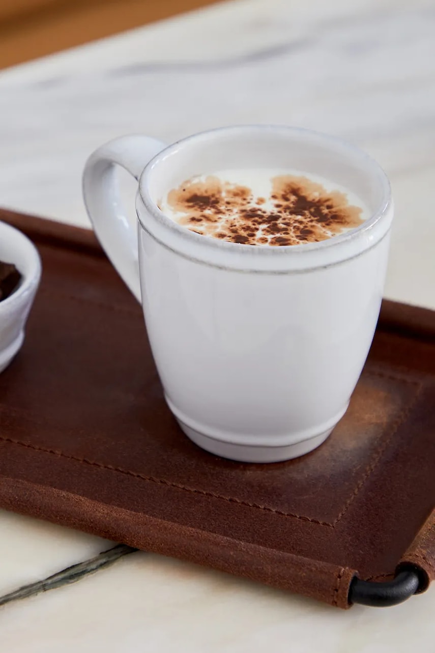 Costa Nova tác pro servírování z přírodní kůže 25,7 x 14,5 cm