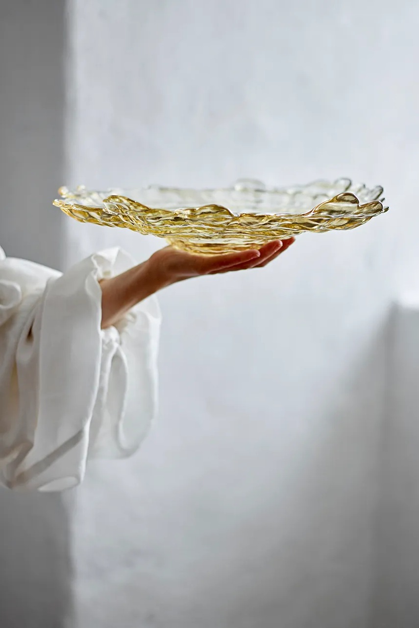 Διακοσμητικό μπολ Bloomingville Asimi 38,5 x 8,5 cm φωτογραφία