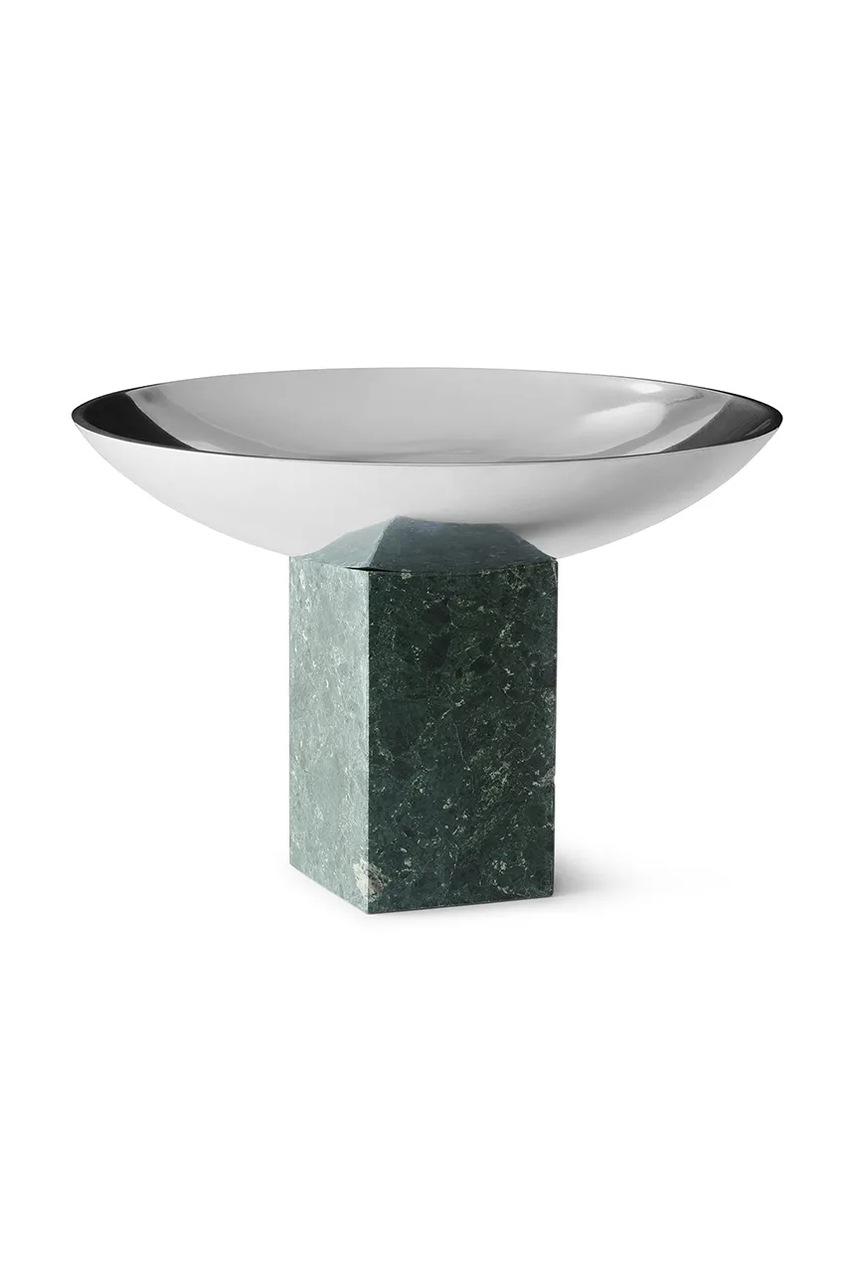 Gejst bol de servire pentru servire din marmură 22 x 15 cm