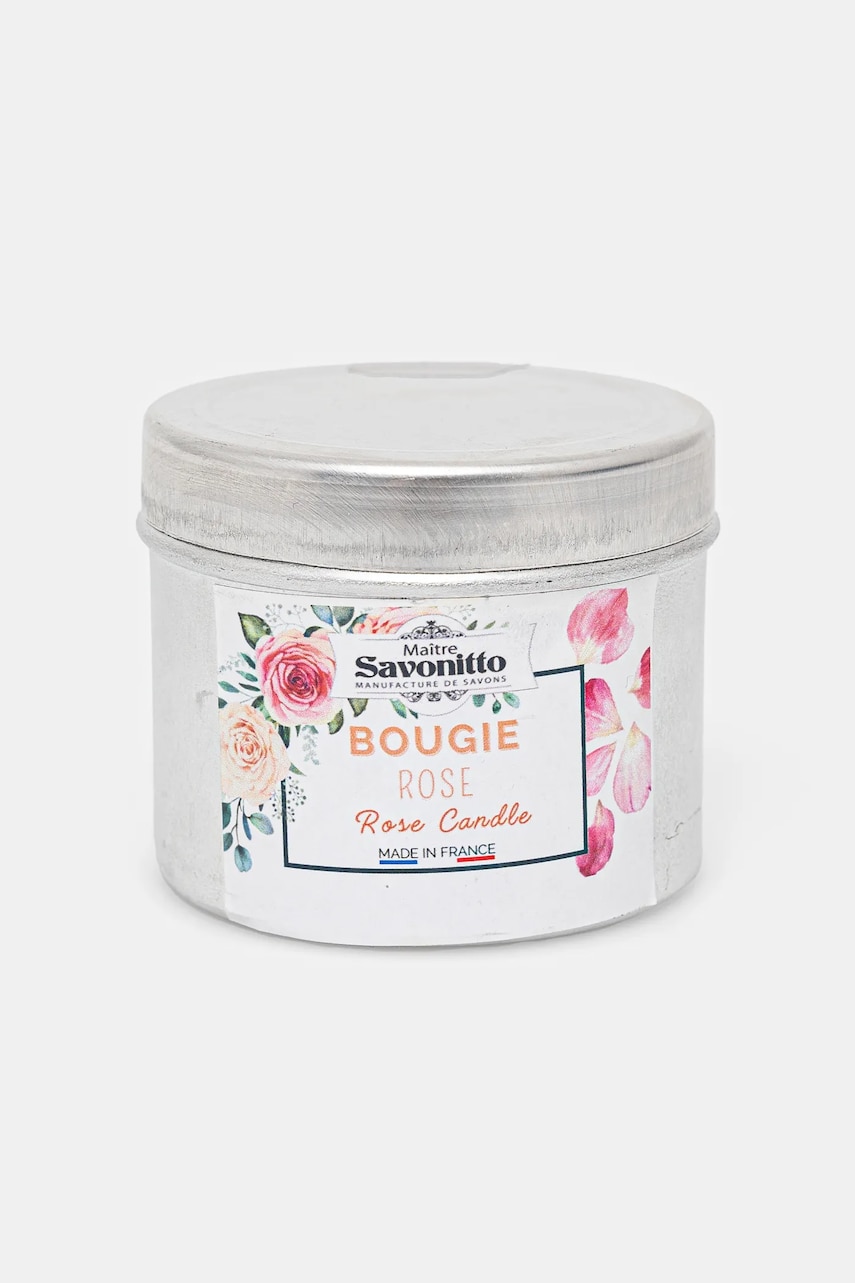 Maitre Savonitto lumânare parfumată de soia Rose 100 g Maitre Savonitto lumânare parfumată de soia Rose 100 g