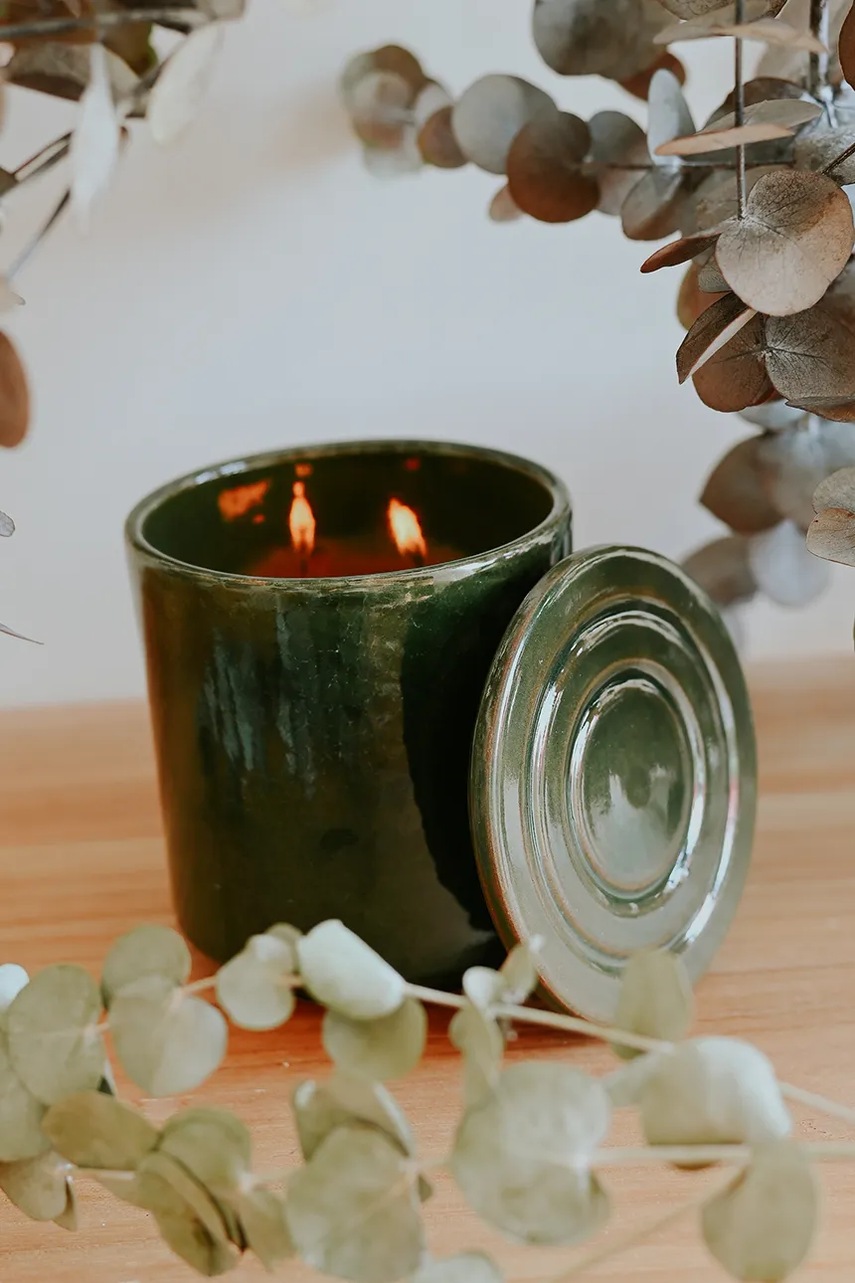 Αρωματικό κερί σόγιας Aqui d'Aia Tuberose 220g χρώμα: πολύχρωμο φωτογραφία