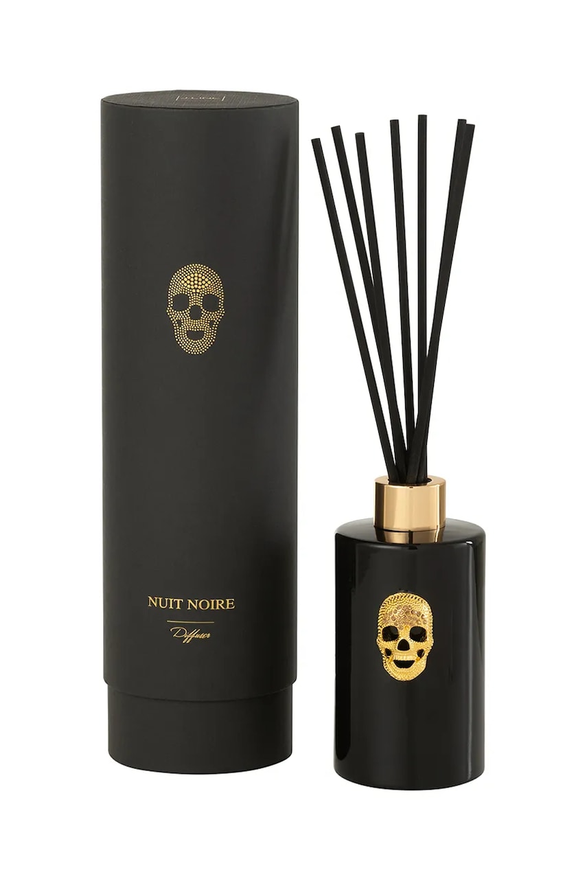 J-Line difuzor de arome Skull Nuit Noire 200 ml culoarea negru J-Line difuzor de arome Skull Nuit Noire 200 ml culoarea negru