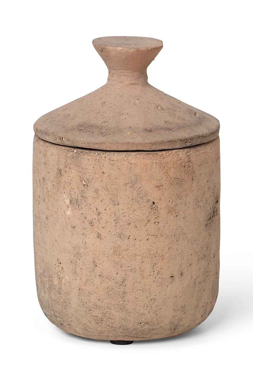 ferm LIVING lumanare parfumata de soia Ura Pale Sienna culoarea bej