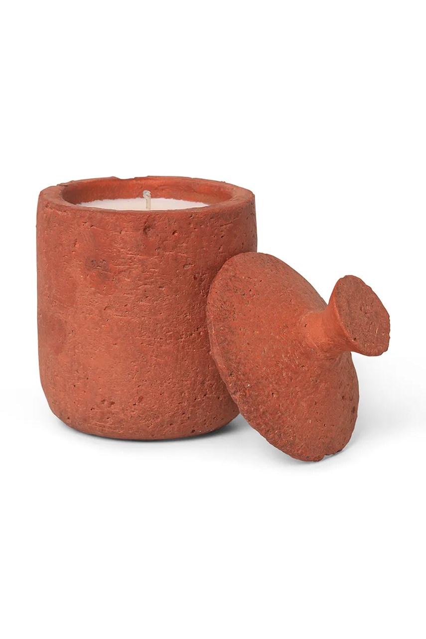 Ароматическая соевая свеча ferm LIVING Ura Red Sienna цвет оранжевый Ароматическая соевая свеча ferm LIVING Ura Red Sienna цвет оранжевый