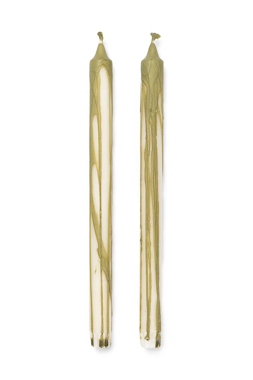 ferm LIVING set de lumânări Dryp 2-pack