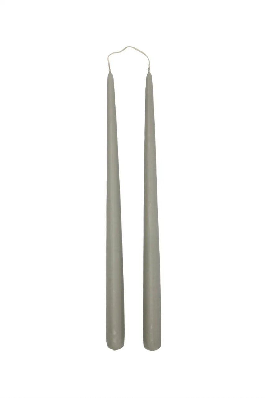 OYOY set de lumânări Fukai Candles L 2-pack culoarea gri