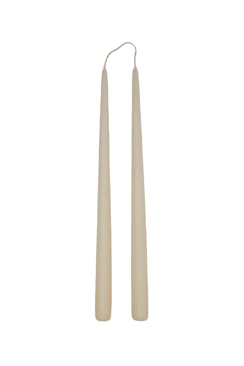 OYOY set de lumânări Fukai Candles L 2-pack culoarea bej
