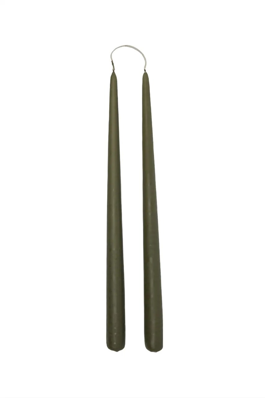 OYOY set de lumânări Fukai Candles L 2-pack culoarea verde