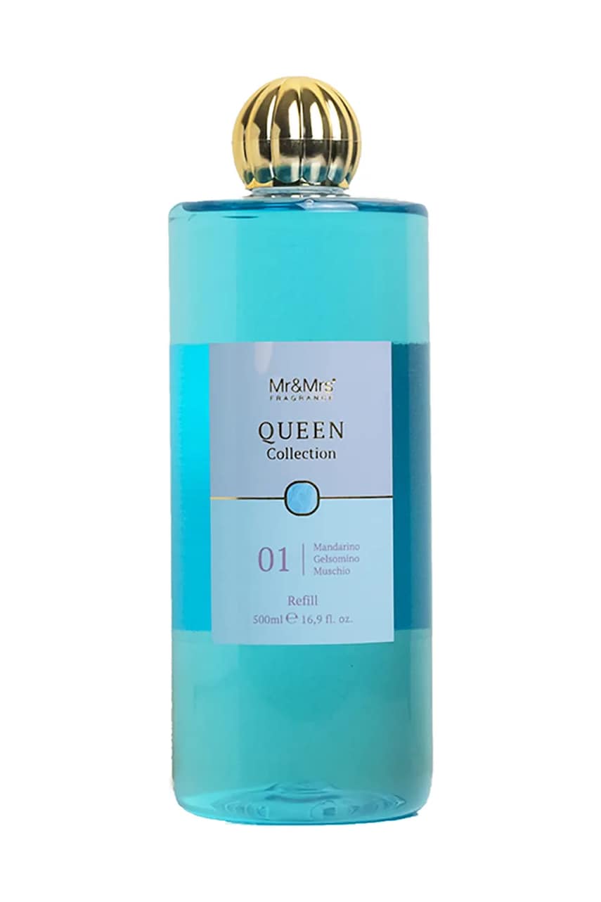 Рефил для диффузора Mr & Mrs Fragrance Queen 01, 500 ml Рефил для диффузора Mr & Mrs Fragrance Queen 01, 500 ml