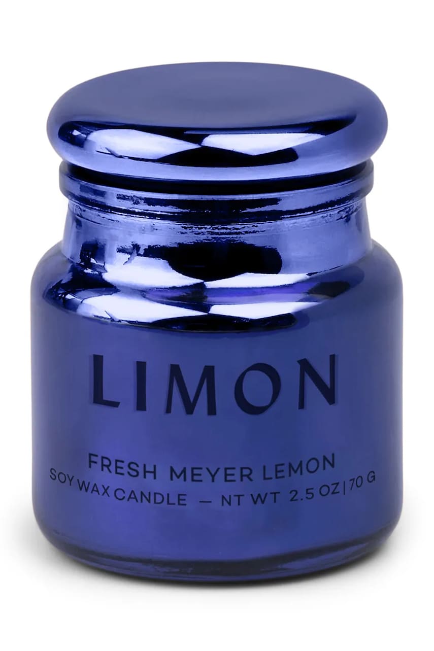 Paddywax lumânare parfumată de soia Chroma, Meyer Lemon 71 g culoarea bleumarin Paddywax lumânare parfumată de soia Chroma, Meyer Lemon 71 g culoarea bleumarin