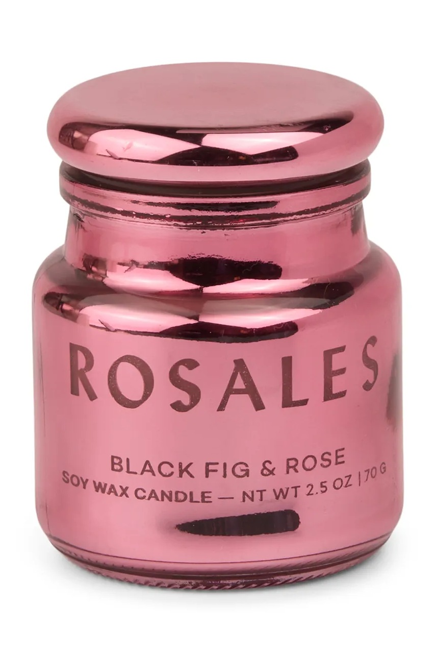 Paddywax lumânare parfumată de soia Saffron Rose 71 g culoarea roz