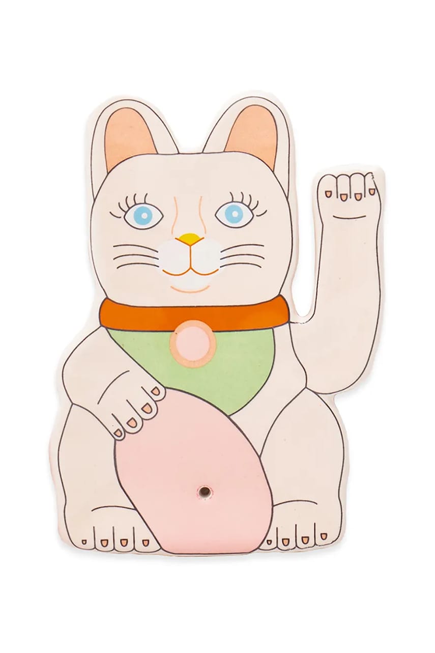 Helio Ferretti suport de bețișoare parfumate Lucky Cat