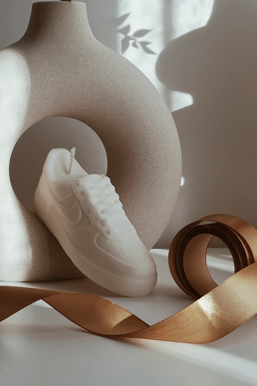 Διακοσμητικό κερί Temida Afi 165 g χρώμα: μπεζ φωτογραφία