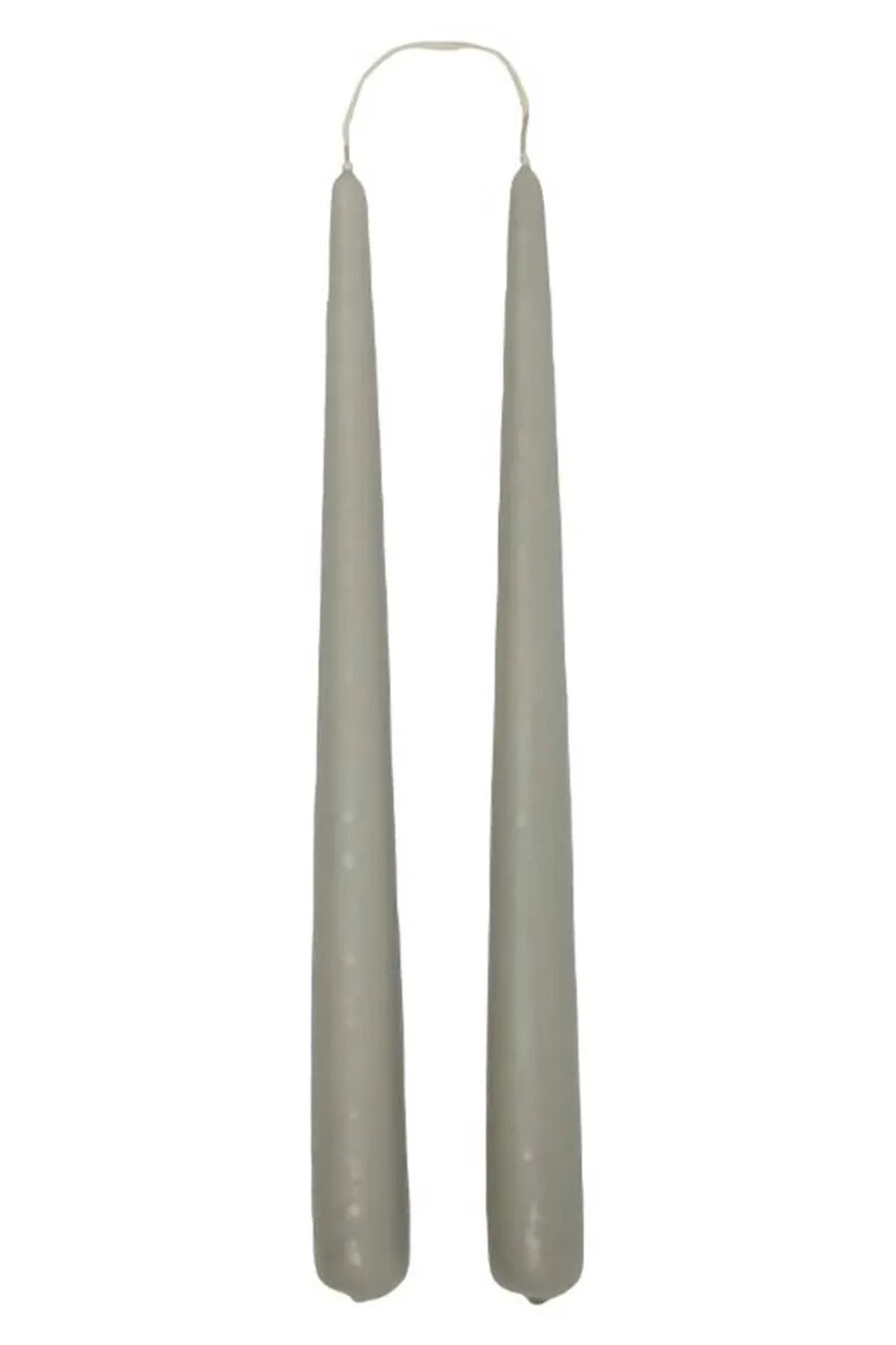 OYOY lumânare decorativă Fukai Candles M 2-pack culoarea gri
