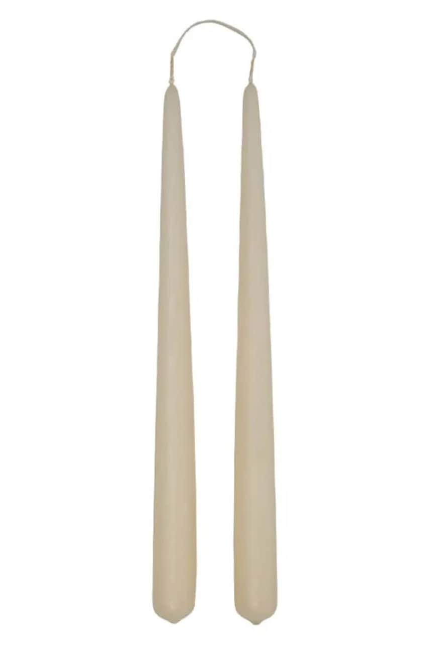 OYOY lumânare decorativă Fukai Candles M 2-pack culoarea bej
